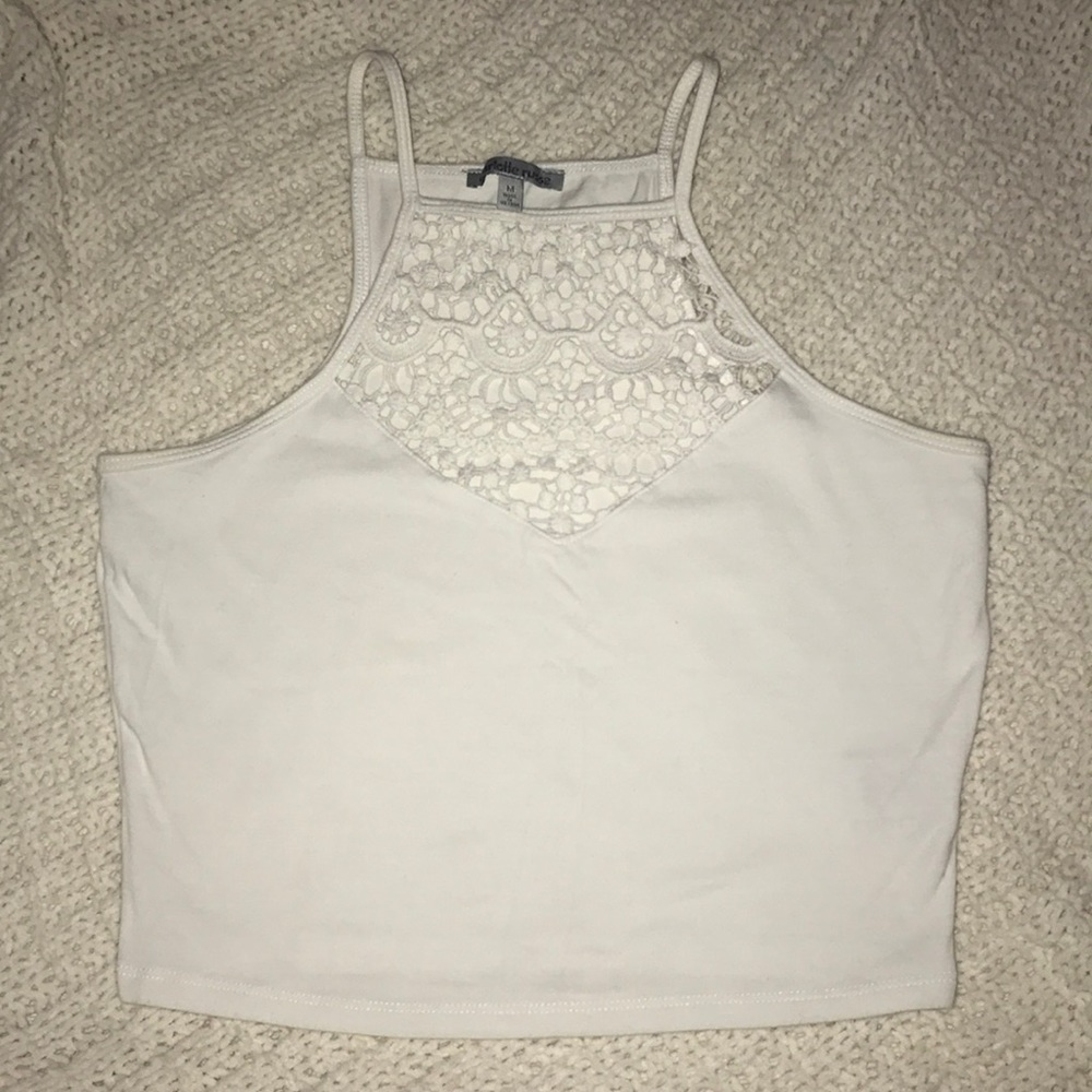 White crop top!